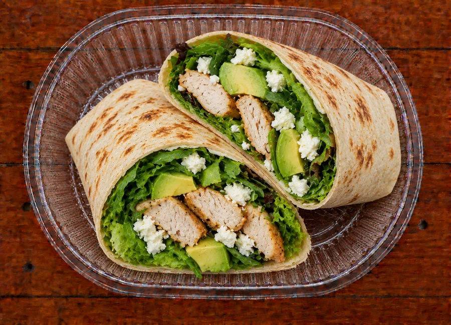 Wrap de pollo y palta