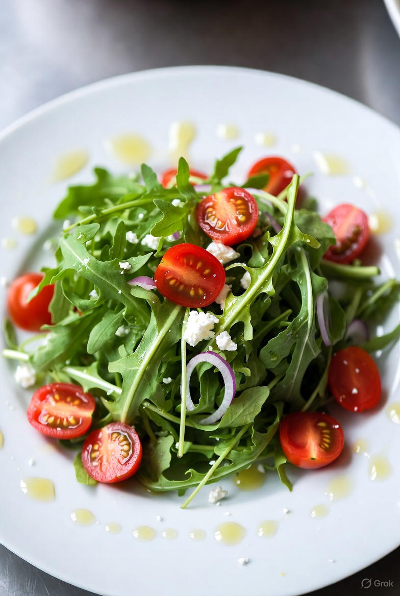 Ensalada de Rúcula y Tomate Cherry