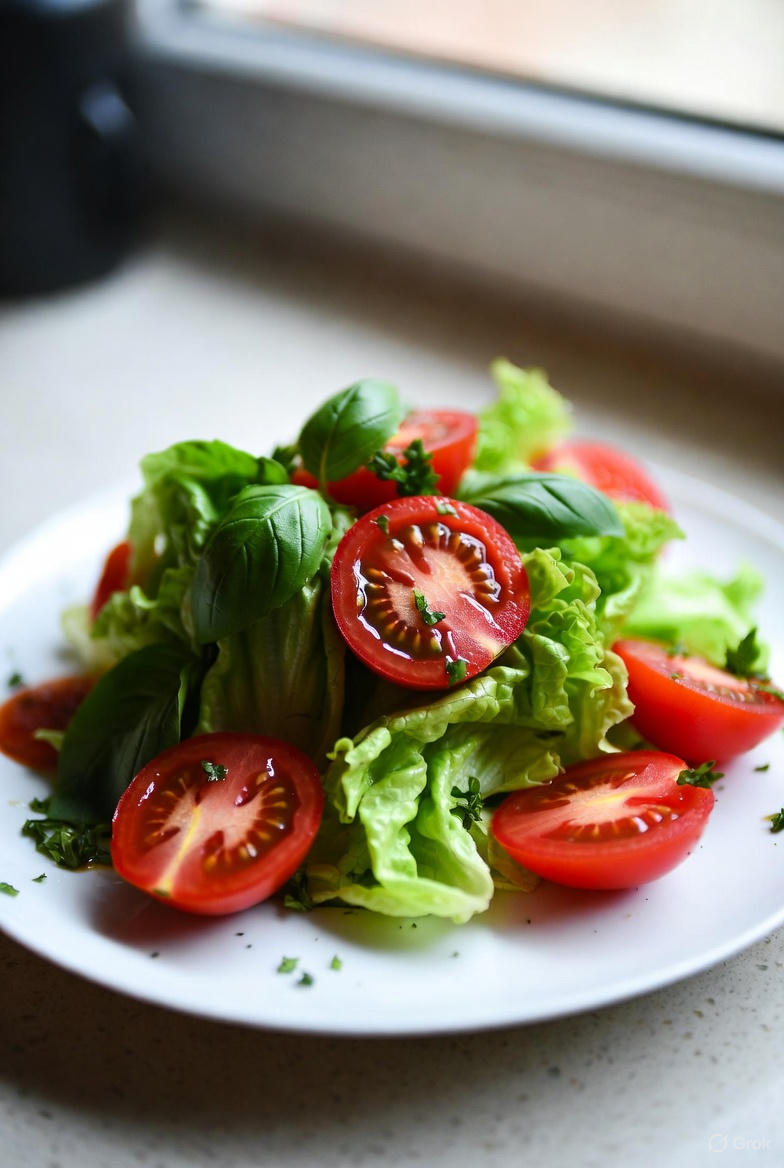 Ensalada de Lechuga y Tomate