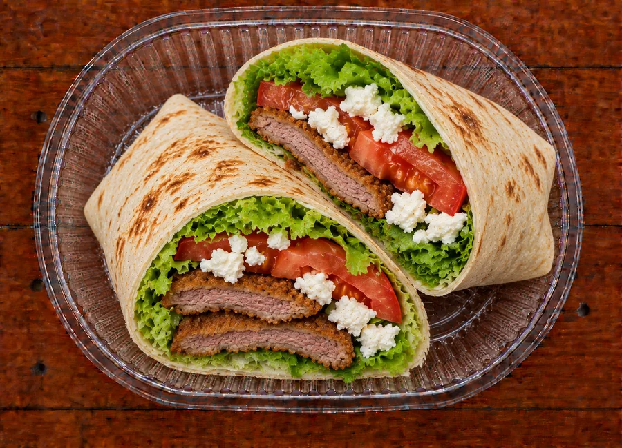 Wrap de milanesa